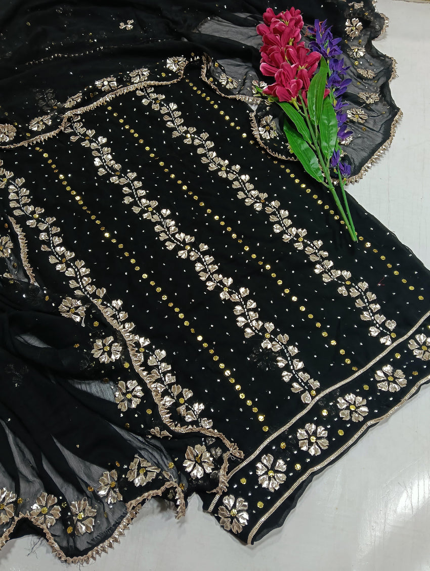 Gota/Mukaish work Suit Collection!