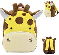Cute Toddler Backpack,Cartoon Cute Animal Plush Backpack Toddler Mini School Bag(Giraffe)